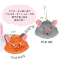 Japan Disney Cosmetic Pouch Set - Marie : Berlioz and Toulouse - 2