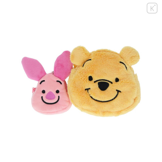 Japan Disney Cosmetic Pouch Set - Piglet & Pooh - 1