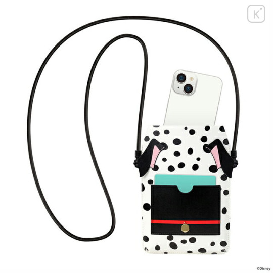 Japan Disney Smartphone Shoulder Pouch - 101 Dalmatians - 3