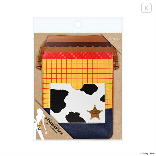 Japan Disney Smartphone Shoulder Pouch - Woody - 2