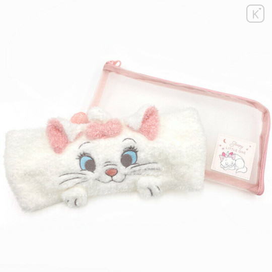 Japan Disney Hair Turban with Pouch - Marie - 1