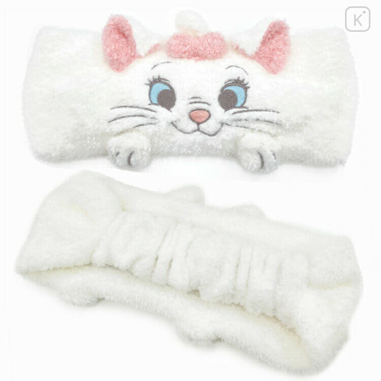 Japan Disney Hair Turban with Pouch - Marie - 2