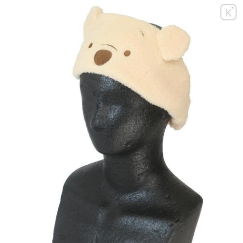 Japan Disney Hair Turban with Pouch - Pooh - 4