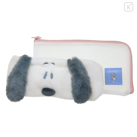 Japan Peanuts Hair Turban with Pouch - Snoopy : Black - 1