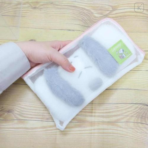 Japan Peanuts Hair Turban with Pouch - Snoopy : Gray - 4