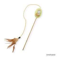 Japan Mofusand Cat Teaser Wand Toy - Feather