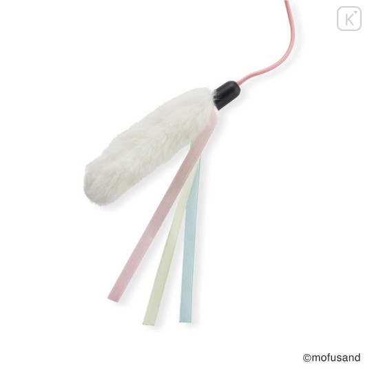 Japan Mofusand Cat Teaser Wand Toy - Fur & Ribbon - 7
