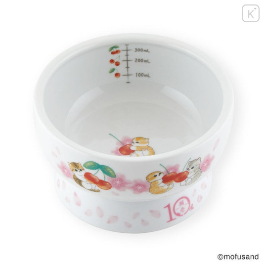 Japan Mofusand Cat Water Bowl with Legs - 1