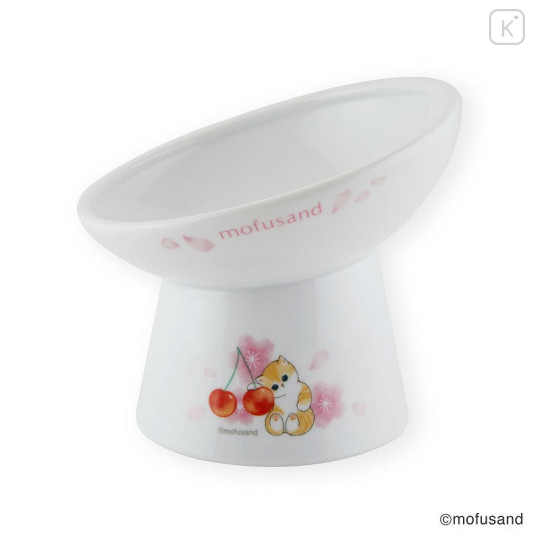 Japan Mofusand Nyanyame Cat Food Bowl with Legs - 4