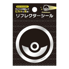 Japan Pokemon Vinyl Reflector Sticker - Pokeball