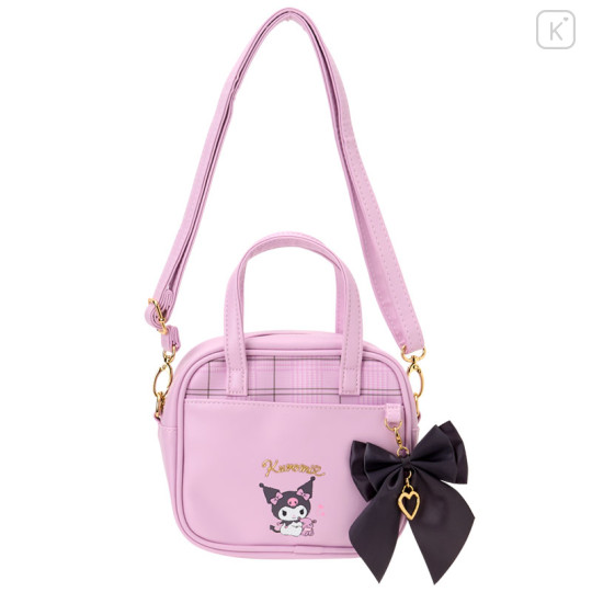 Japan Sanrio Original Kids Shoulder Crossbody Bag - Hello Kitty : Angel and Little Devil Angel - 1