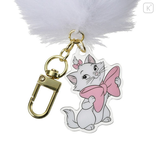 Japan Disney Store Keychain - Marie : Fluffy Tail Key Chain Fes - 3