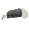 Japan Disney Store Keychain - Cinderella : Cat Lucifer Fluffy Tail Key Chain Fes - 4