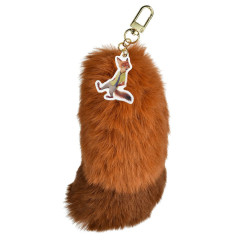 Japan Disney Store Keychain - Zootopia : Nick Wilde Fluffy Tail Key Chain Fes