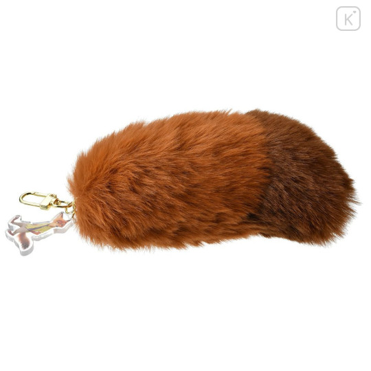 Japan Disney Store Keychain - Zootopia : Nick Wilde Fluffy Tail Key Chain Fes - 4