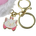 Japan Disney Store Keychain - Marie : Fluffy Squishy Paw Key Chain Fes - 4