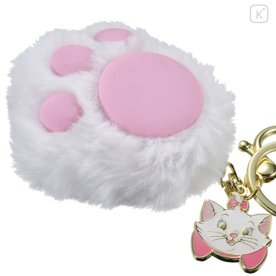 Japan Disney Store Keychain - Marie : Fluffy Squishy Paw Key Chain Fes - 5