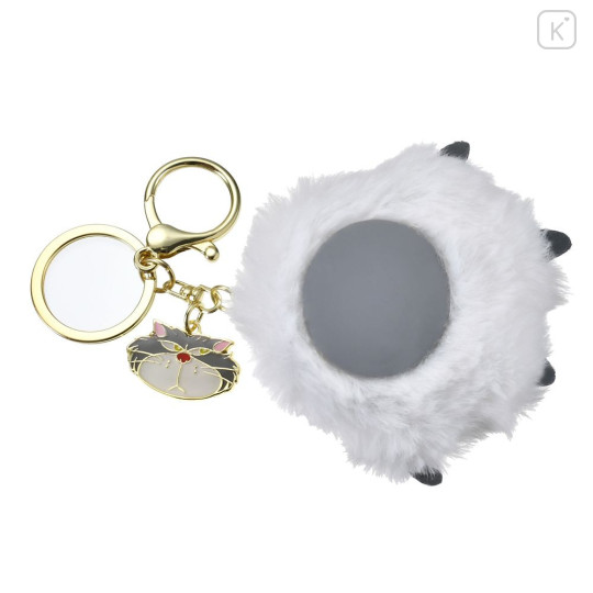 Japan Disney Store Keychain - Cinderella : Cat Lucifer Fluffy Squishy Paw Key Chain Fes - 1