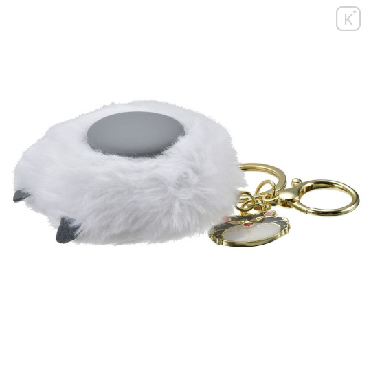 Japan Disney Store Keychain - Cinderella : Cat Lucifer Fluffy Squishy Paw Key Chain Fes - 6
