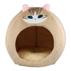 Japan Mofusand Dome-Shaped Pet House - Brown