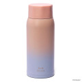 Japan Mofusand Lightweight Stainless Steel Screw Bottle 350ml - Cat Pink Blue - 3