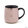 Japan Mofusand Stainless Steel Mug with Lid - Cat Nyan Pink - 3