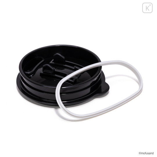 Japan Mofusand Stainless Steel Mug with Lid - Cat Nyan Pink - 8