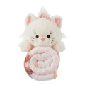 Japan Disney Store Fleece Lap Blanket with Mascot Plush Toy - Marie : Nuigurumi Art - 1
