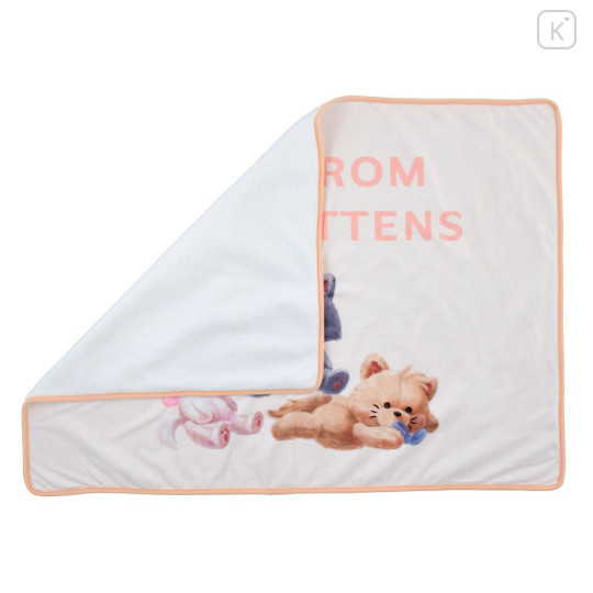 Japan Disney Store Fleece Lap Blanket with Mascot Plush Toy - Marie : Nuigurumi Art - 5