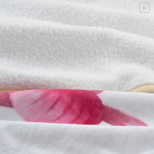 Japan Disney Store Fleece Lap Blanket with Mascot Plush Toy - Pooh : Nuigurumi Art - 6