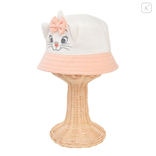 Japan Disney Store Kids Hat - Marie : Face Pink White - 2
