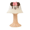 Japan Disney Store Kids Hat - Minnie : Face Pink White - 1