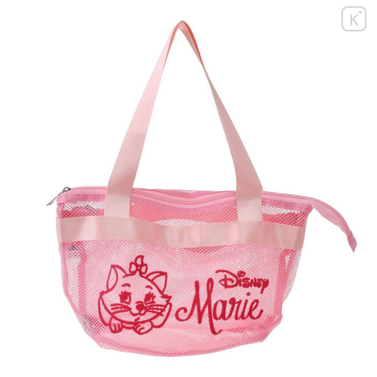 Japan Disney Store Mesh Tote Bag - Marie : Spa Pink - 1
