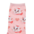 Japan Disney Store Crew Socks - Marie : Face Pink - 4