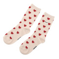 Japan Disney Store Crew Socks - Baymax : Face Heart White - 2
