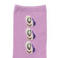 Japan Disney Store Crew Socks - Alice in Wonderland : Young Oyster Face Purple - 3