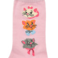 Japan Disney Store Crew Socks - Marie : Friends Pink - 3