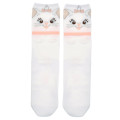 Japan Disney Store Crew Socks - Marie : Puffy Face White - 1