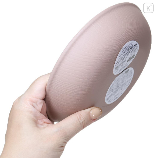 Japan Peanuts Melamine Plate 18cm - Snoopy : Brother Olaf Pink - 3