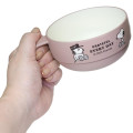 Japan Peanuts Stacking Soup Cup - Snoopy : Brother Olaf Pink - 2