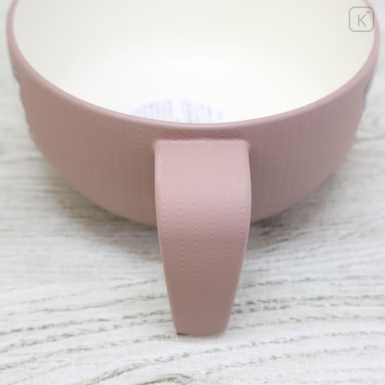 Japan Peanuts Stacking Soup Cup - Snoopy : Brother Olaf Pink - 3