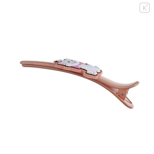 Japan Disney Store Long Hair Clip - Marie : Pink Zakka - 5