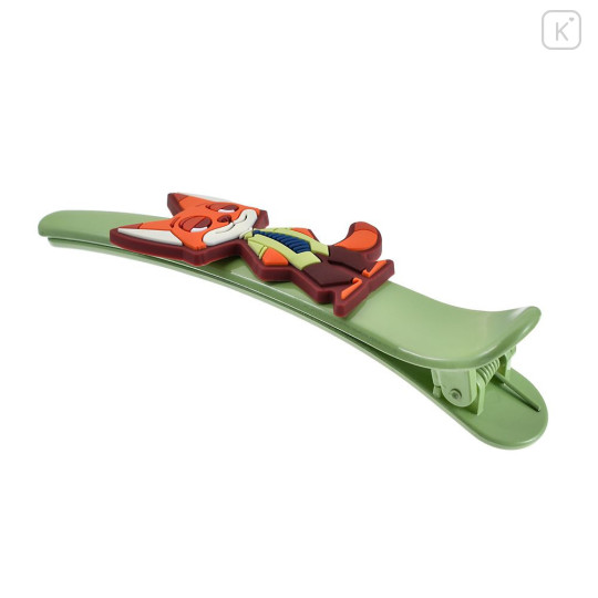 Japan Disney Store Long Hair Clip - Zootopia : Nick Green Zakka - 5
