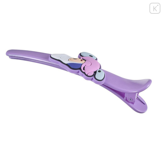 Japan Disney Store Long Hair Clip - Alice in Wonderland : Young Oyster Purple Zakka - 5