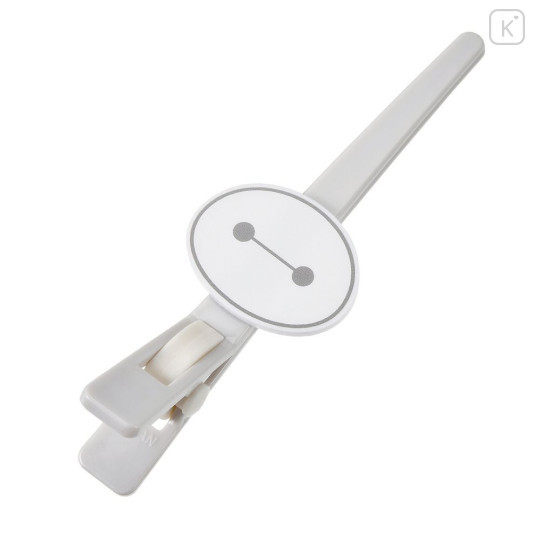 Japan Disney Store Long Hair Clip - Baymax : Light Grey Zakka - 1