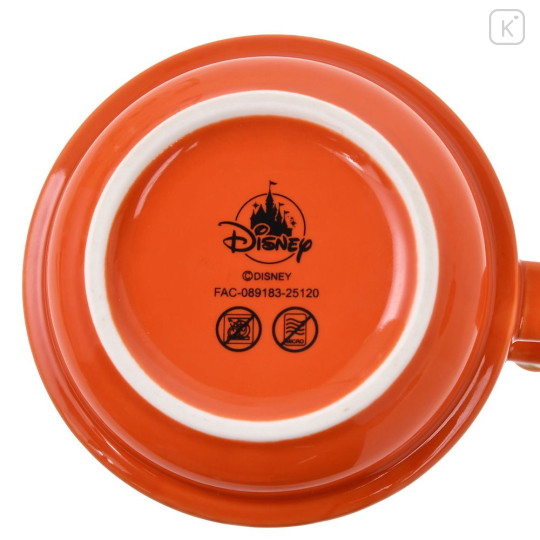 Japan Disney Store Ceramic Soup Mug & Spoon Set - Baymax : Nokkari Figure Orange - 6