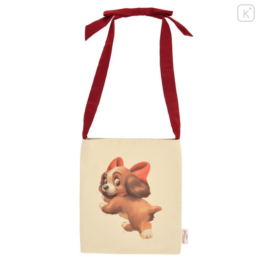 Japan Disney Store Tote Bag - Lady and the Tramp : 70th Anniversary Ribbon - 1