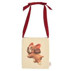 Japan Disney Store Tote Bag - Lady and the Tramp : 70th Anniversary Ribbon