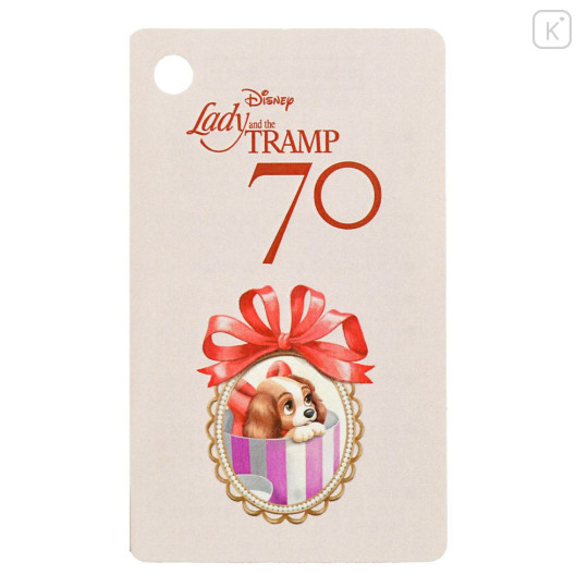 Japan Disney Store Tote Bag - Lady and the Tramp : 70th Anniversary Ribbon - 7