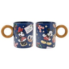 Japan Disney Store Mug Set - Mickey & Minnie : Christmas Holiday Season Collection
